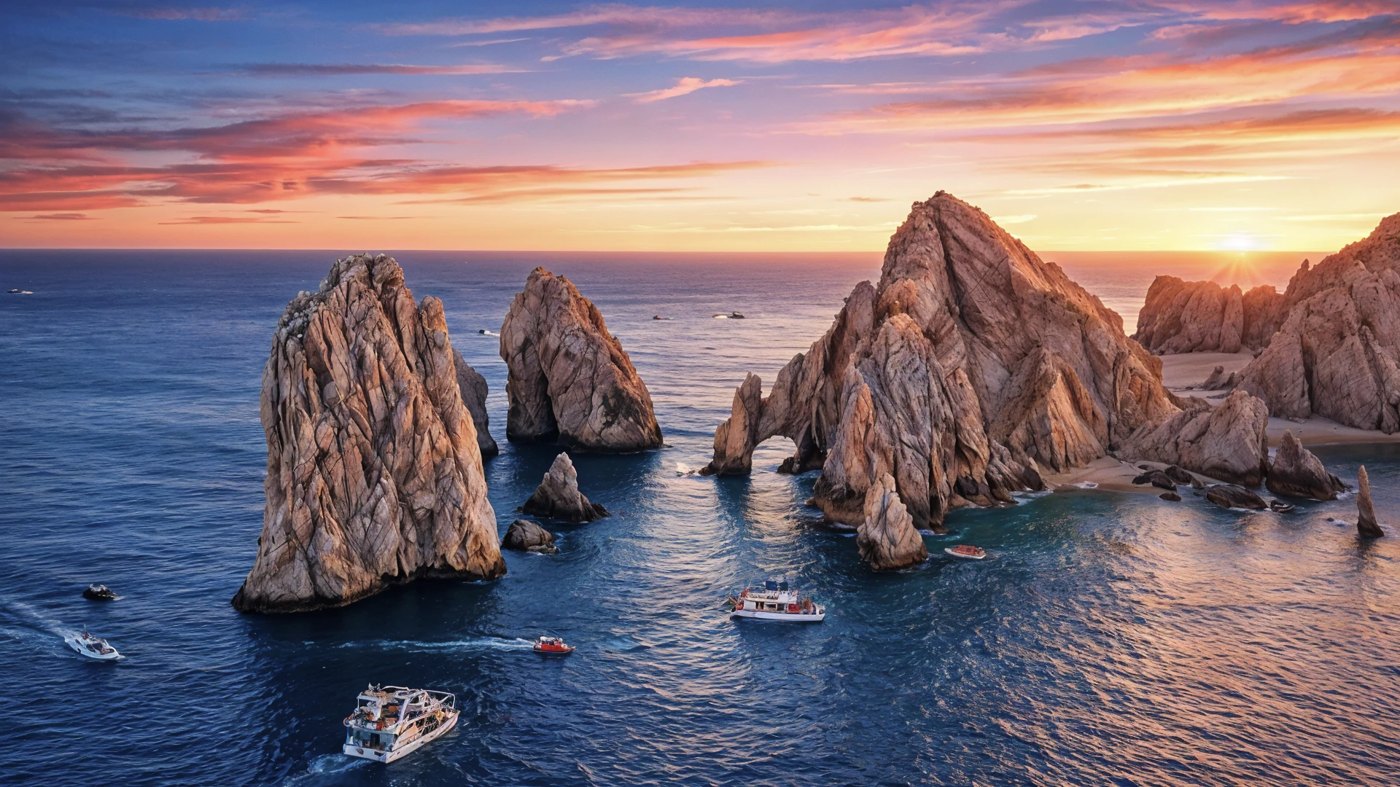 El Arco de Cabo San Lucas al atardecer